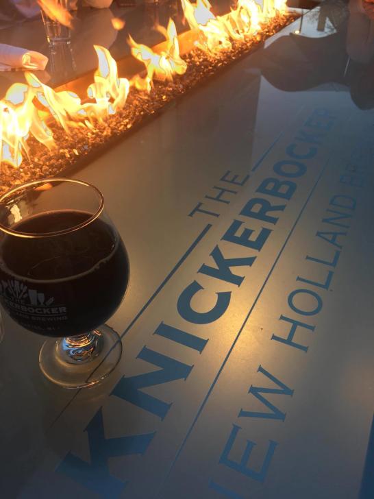 Knickerbocker's fire table in Holland, Michigan