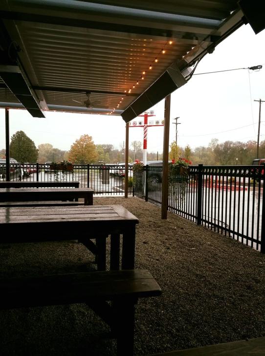 Cedar Springs Brewing Company patio in Grand Rapids