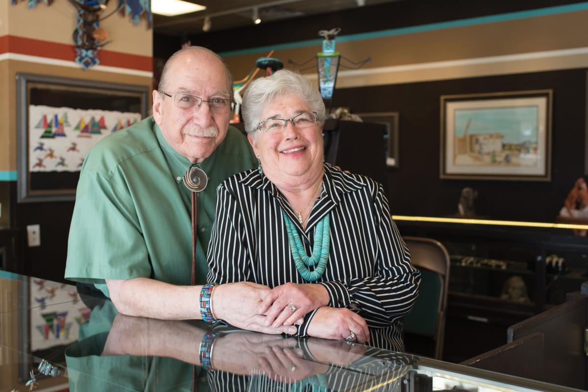 Sam and Marguerite Chernoff of Wrights Indian Art