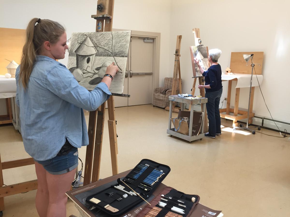 Wayne Arts Center Drawing Class