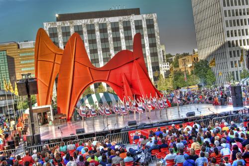 Art Structure at the Grand Rapids Festival of the Arts