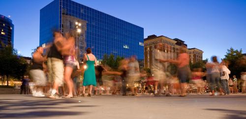 Swing Dancing at Rosa Park Circle