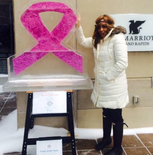 Experience Pink Ice Sculpture