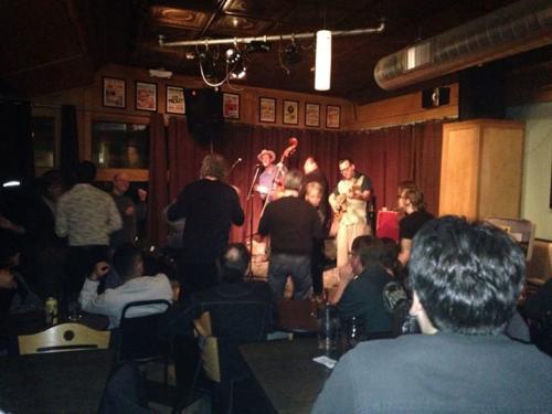 Band playing at the Tip Top Deluxe Bar & Grill