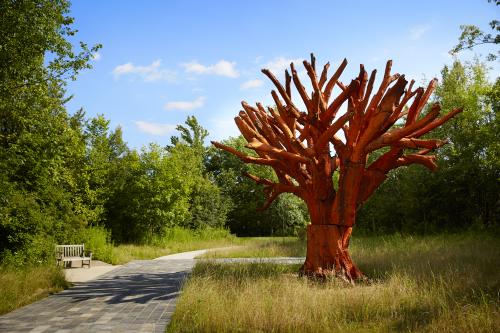 Ai Weiwei Iron Tree displayed at Frederik Meijer Gardens & Sculpture Park