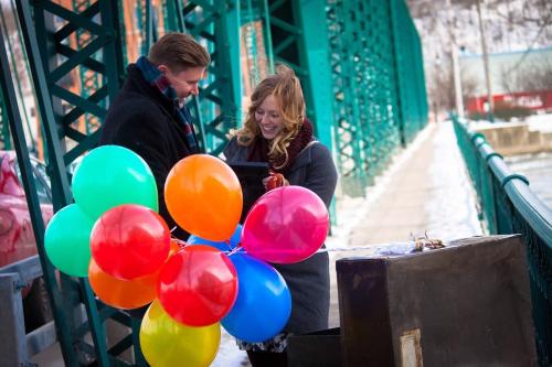 Sixth Street Bridge engagement in Grand Rapids