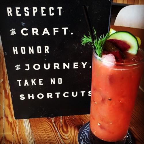 Bloody Mary at the Long Road Distillers in Grand Rapids