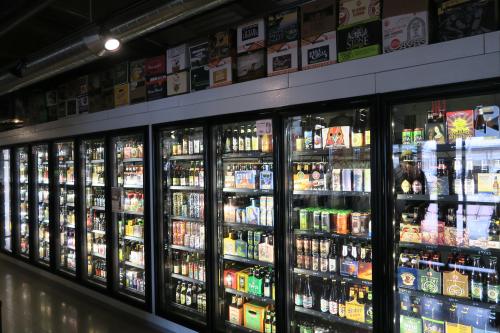 Craft Beer Cellar refrigerated section