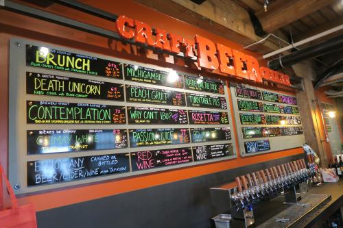 Craft Beer Cellar's draft list