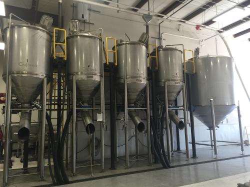 Steep tanks at Pilot Malt House