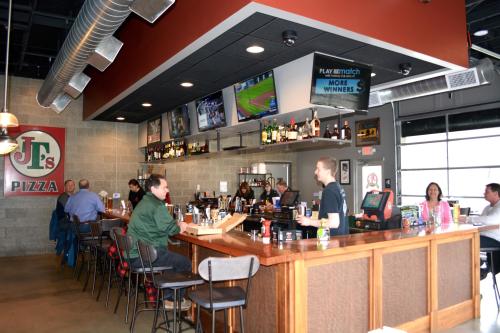 JT's Pizza's bar in Grand Rapids, Michigan