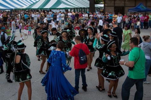 Crowd at the Grand Rapids Hispanic Festival