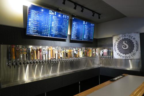 Draft system at Riverside Lounge in Grand Rapids