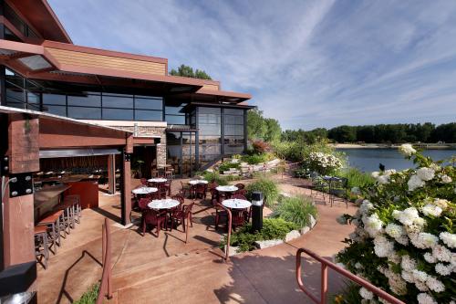 Blue Water Grille patio in Grand Rapids, Michigan
