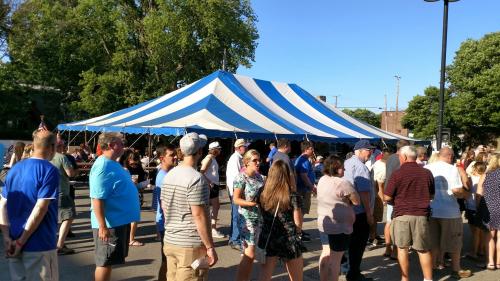 Crowd at Pulaski Days GR festival in Grand Rapids