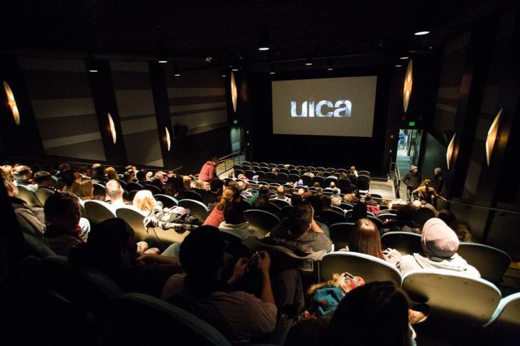 Audience at the UICA Theater in Grand Rapids