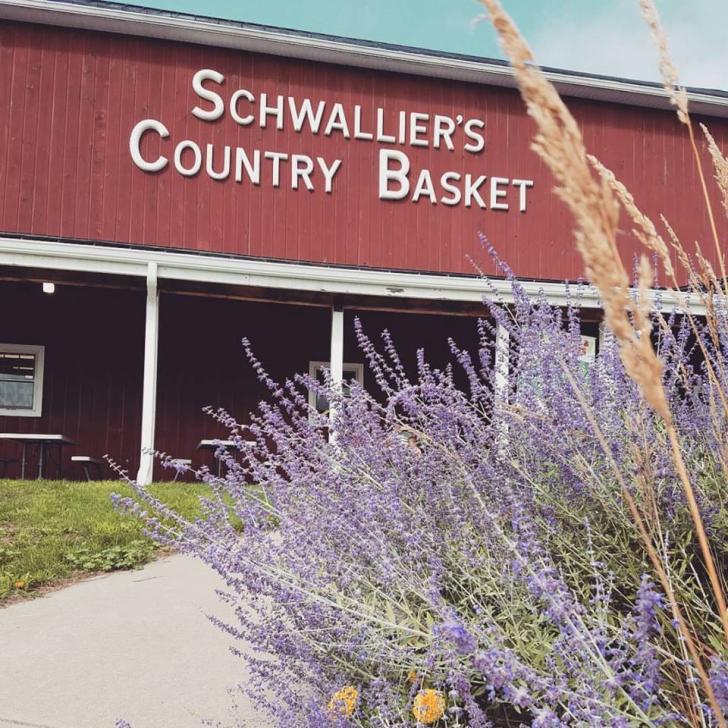 Schwallier’s Country Basket store front in Sparta, Michigan