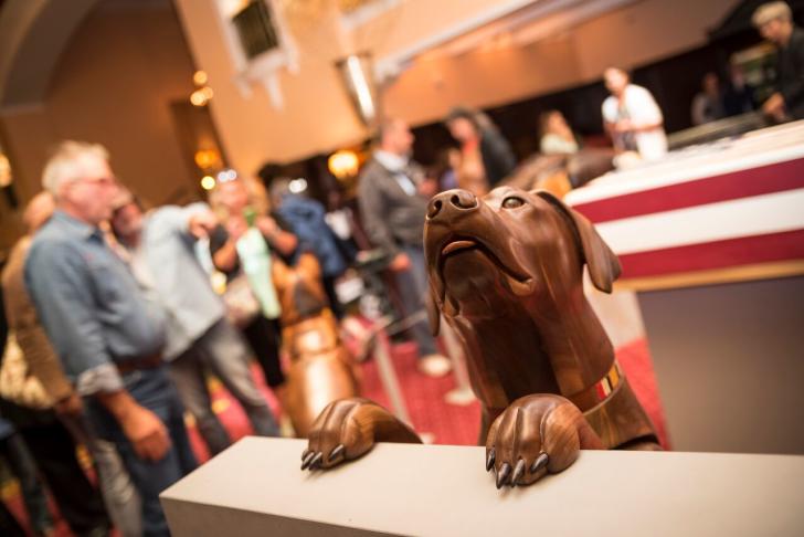 ArtPrize 2016 Wounded Warrior Dogs piece by James Mellick