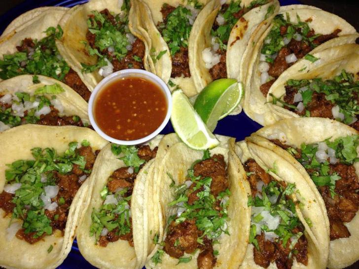 Tacos from El Cunado Bridge Street in Grand Rapids, Michigan