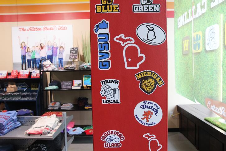 Interior of the Mitten State store in Grand Rapids, Michigan