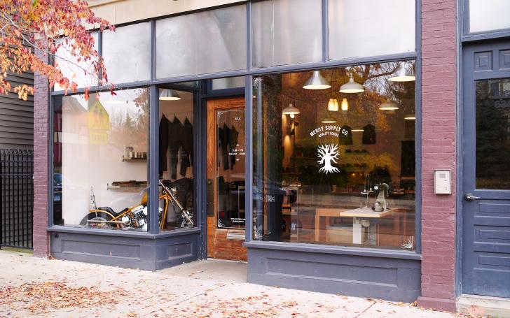 Storefront of Mercy Supply Co. in Grand Rapids