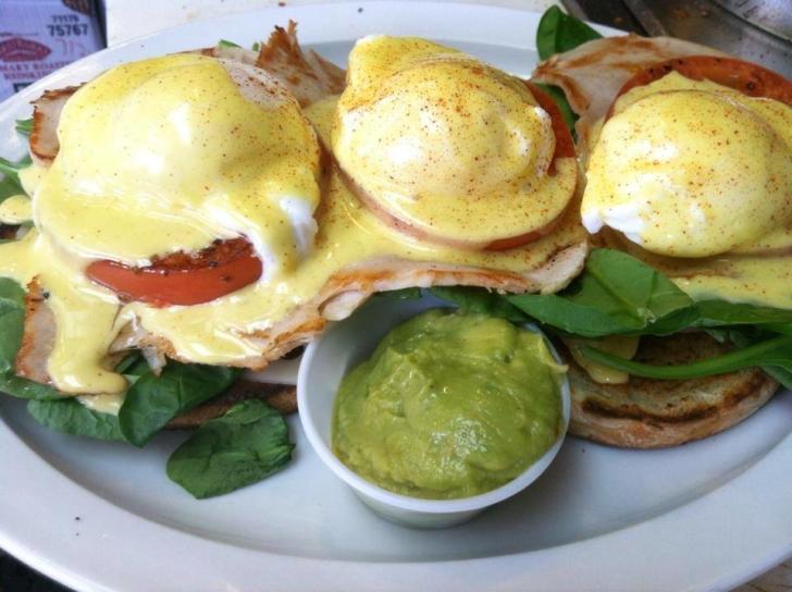 Wolfgang's Restaurant eggs Benedict brunch in Grand Rapids