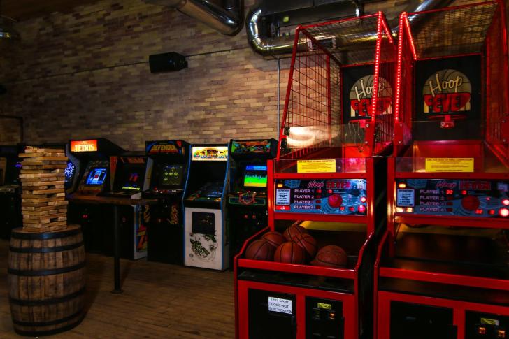 Grand Rapids Brewing Company game room