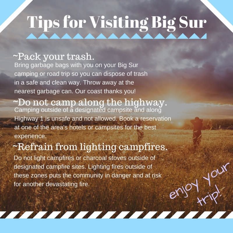 Big Sur Safety Tips