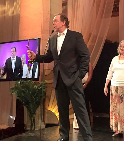 John Harper Philbin accepting awared at the 2017 Eclipse Awards