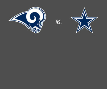 Image result for LA Rams vs. Dallas Cowboys