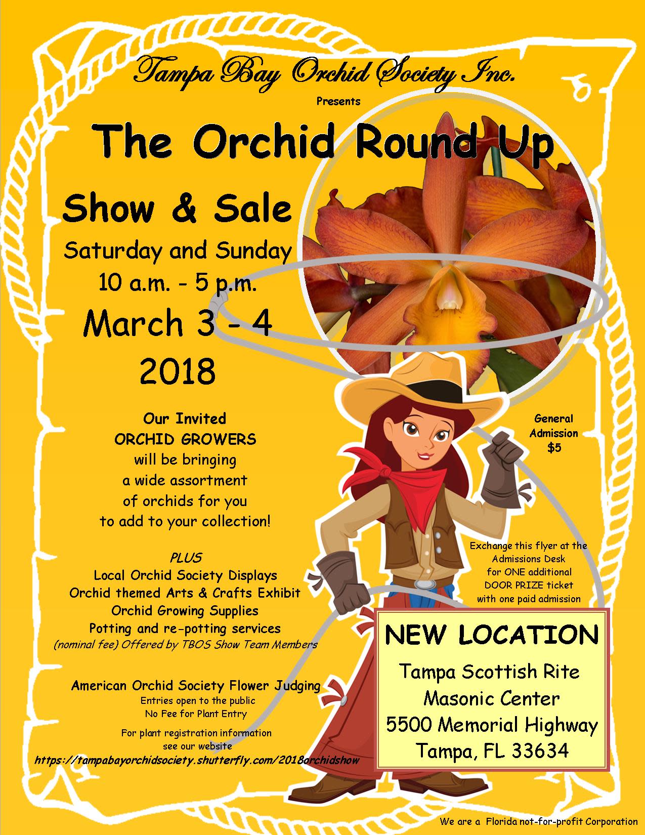 Orchid Show & Sale 2018- Tampa Bay Orchid Society Inc.