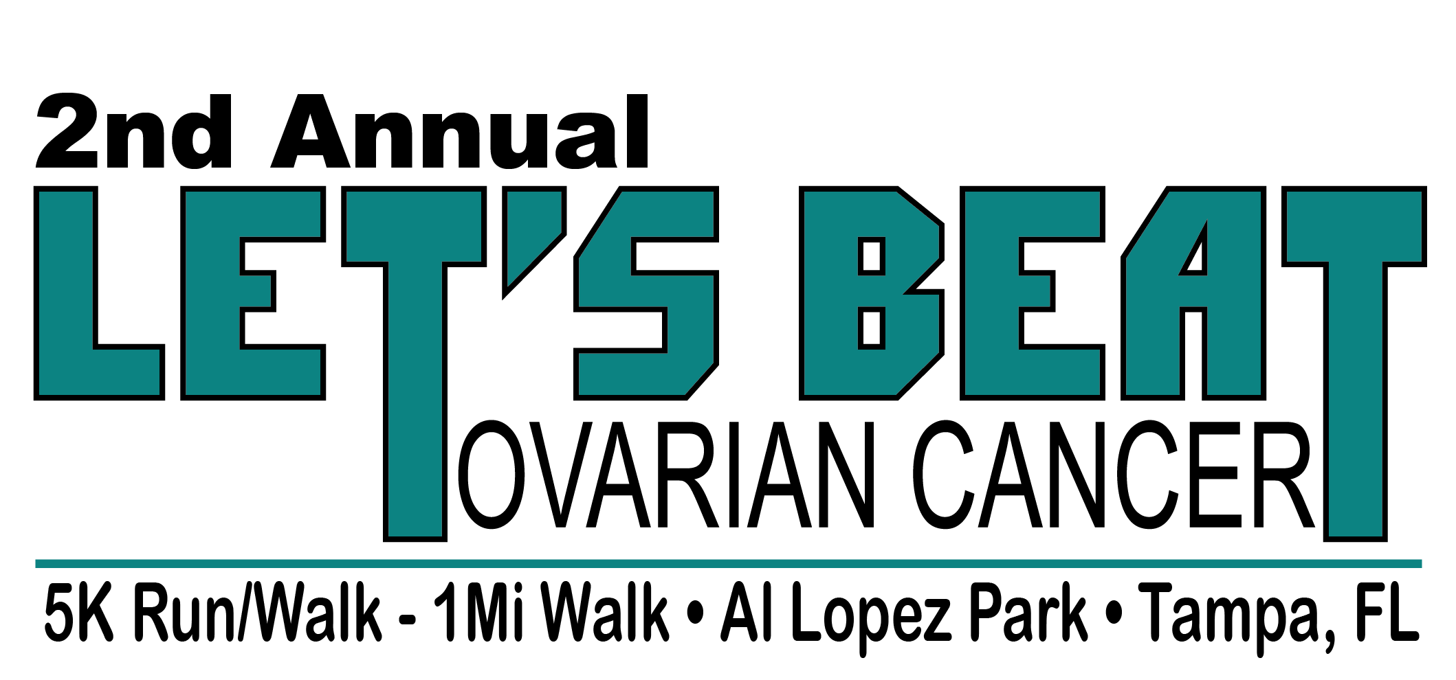 2nd Annual Let's Beat Ovarian Cancer Run/Walk