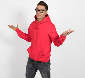 Bobby Bones Red Hoodie Comedy Tour