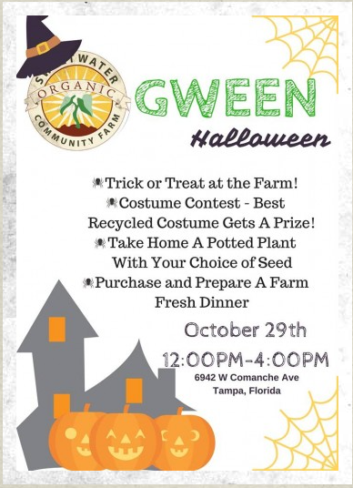 Gween Halloween at Sweetwater Organic Community Farm