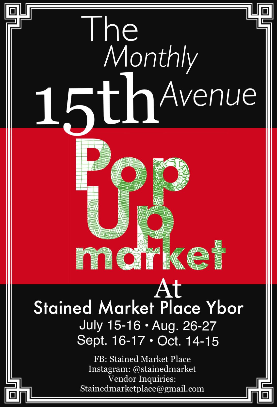15th Avenue Pop Up Market