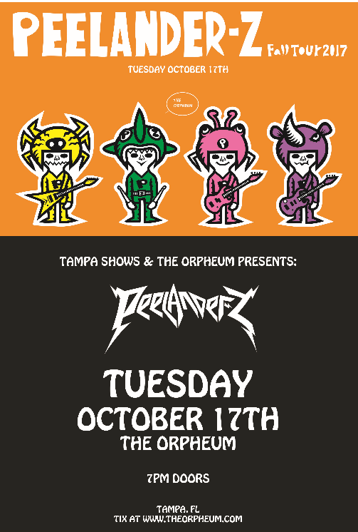 Peelander-Z Fall Tour 2017