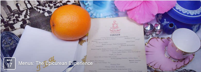 Menus: The Epicurean Experience at Henry Plant Museum