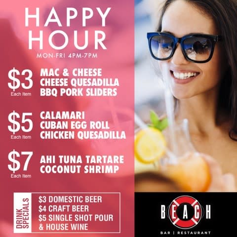 Happy Hour at Beach Bar