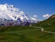 Denali National Park scenery in summer