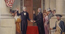 Inauguration - Andrew Jackson depiction