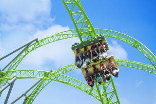 Adventureland Monster Rollercoaster Des Moines Iowa