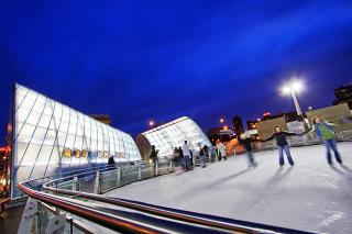 Brenton Skating Plaza Des Moines Winter