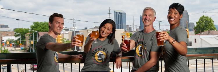Cropped for blog header Cheers - Brewsader Brewsaders cheerings