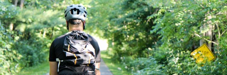 White Pine Trail biking - edit for cover image White Pine Trail biking - edit for cover image