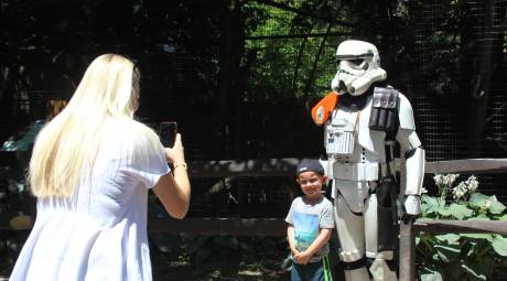 A Storm Trooper at Elmwood Park Zoo