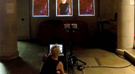 Abington Art Center Wall Projection