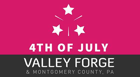 Fourth of July in Valley Forge and Montgomery County