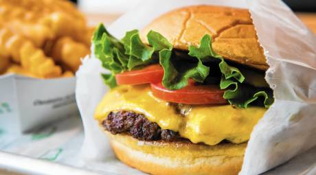 Shake Shack Burger and Fries