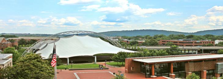 Charlottesville Va Maps And Directions Getting To From View Of The Downtown Visitor Center Building And Sprint Pavilion