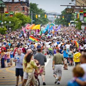 when was first gay pride parade in columbus ohio